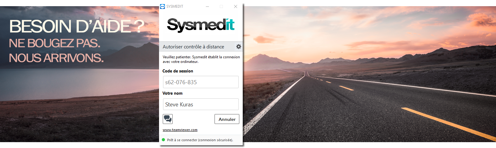 Assistance par Teamviewer Nous vous aidons avec une assistance par TeamViewer ou que vous soyez en Belgique