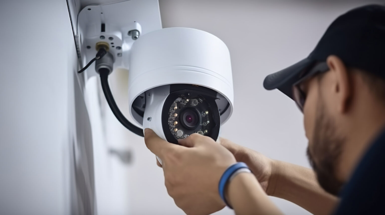 Insallation de caméra de surveillance
